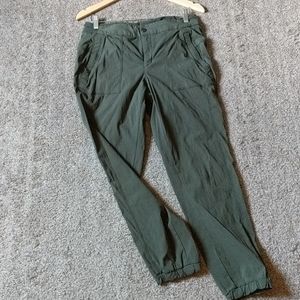 Athleta trekkie joggers green